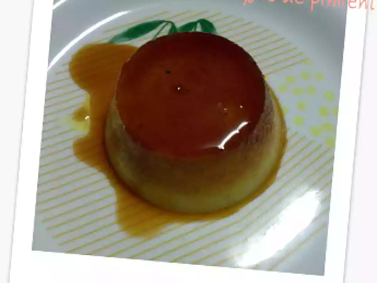 FLAN DE PLÁTANO