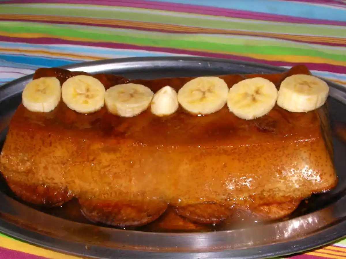 FLAN DE PLATANO
