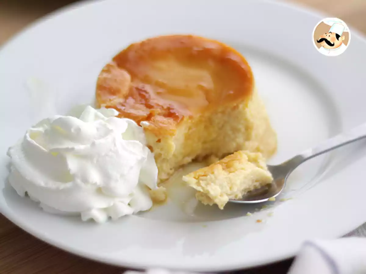 Flan de queso mascarpone