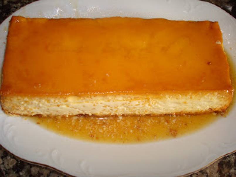 Flan de queso y leche condensada