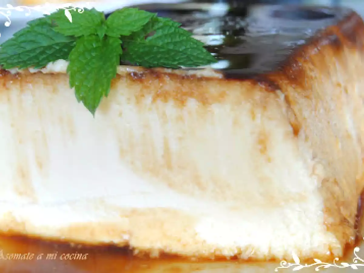 Flan de queso y vainilla - foto 2