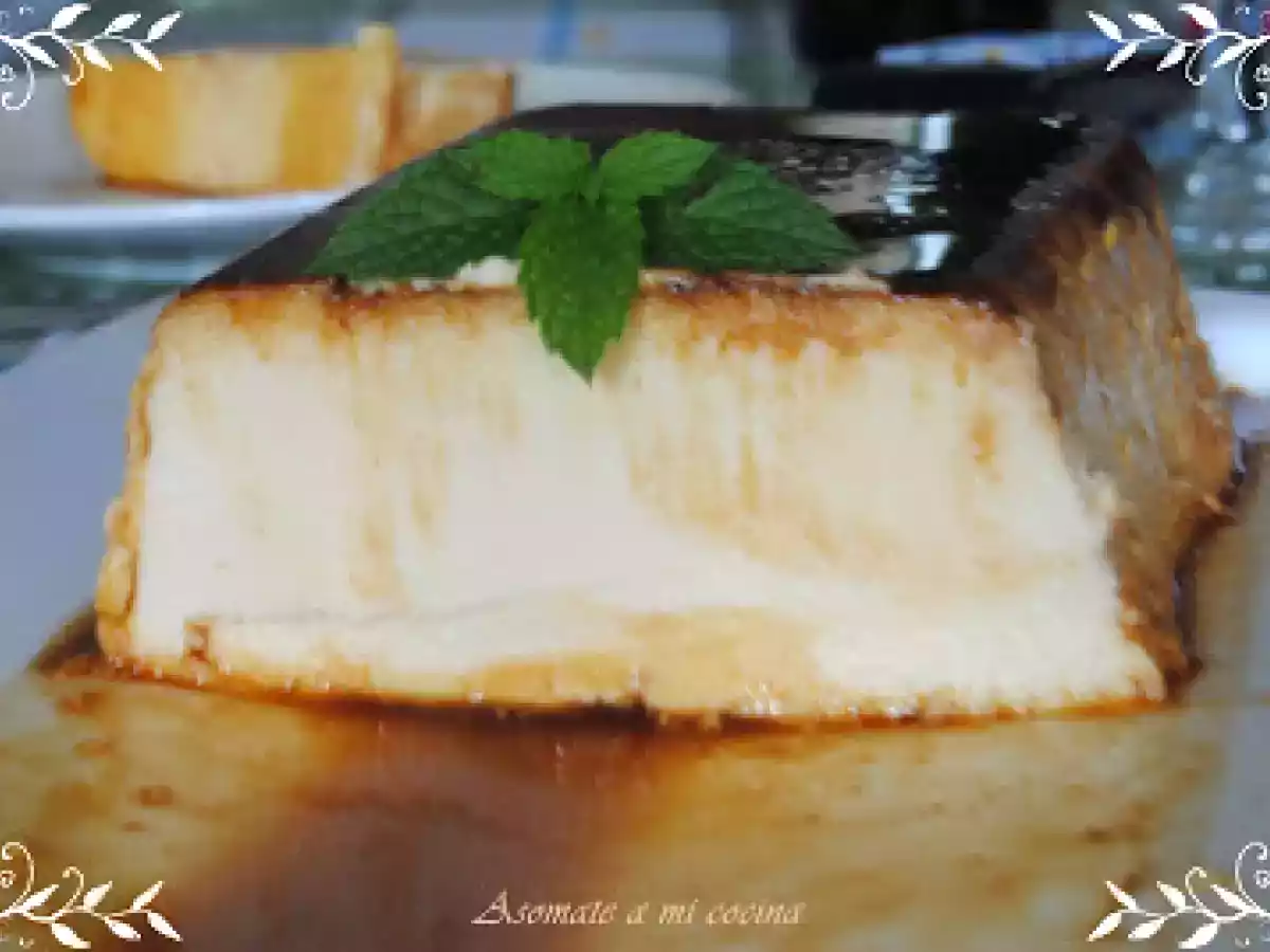 Flan de queso y vainilla - foto 3