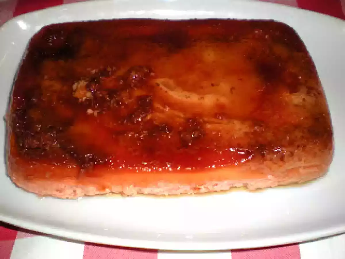 Flan de sandía