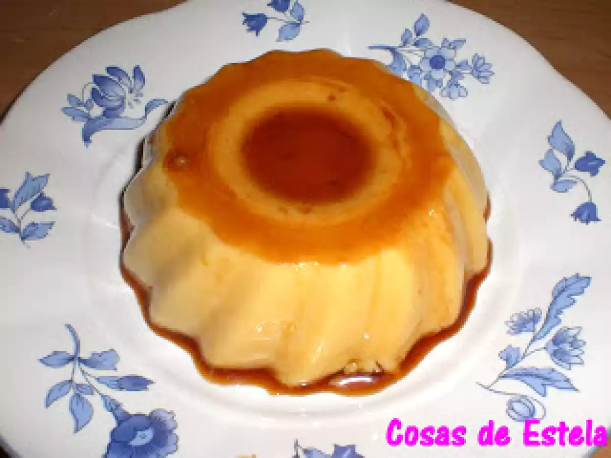 Flan de turrón de jijona (mycook)