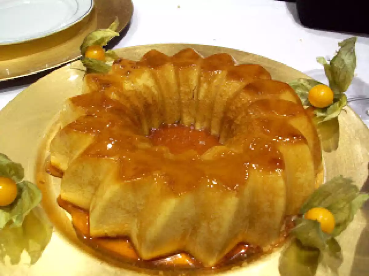 Flan de turrón en Thermomix - foto 2