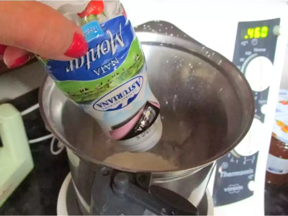 Flan de turron sin horno - foto 5