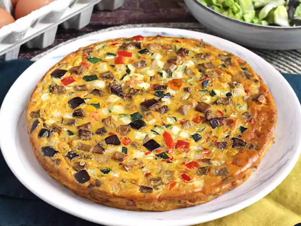 Flan de verduras - El plato al alcance de todos