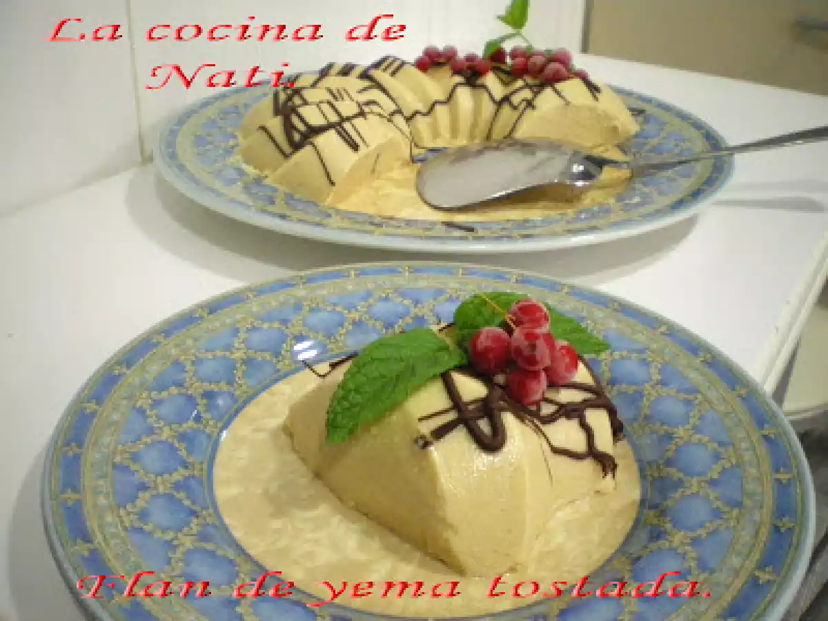 FLAN DE YEMA TOSTADA. - foto 2
