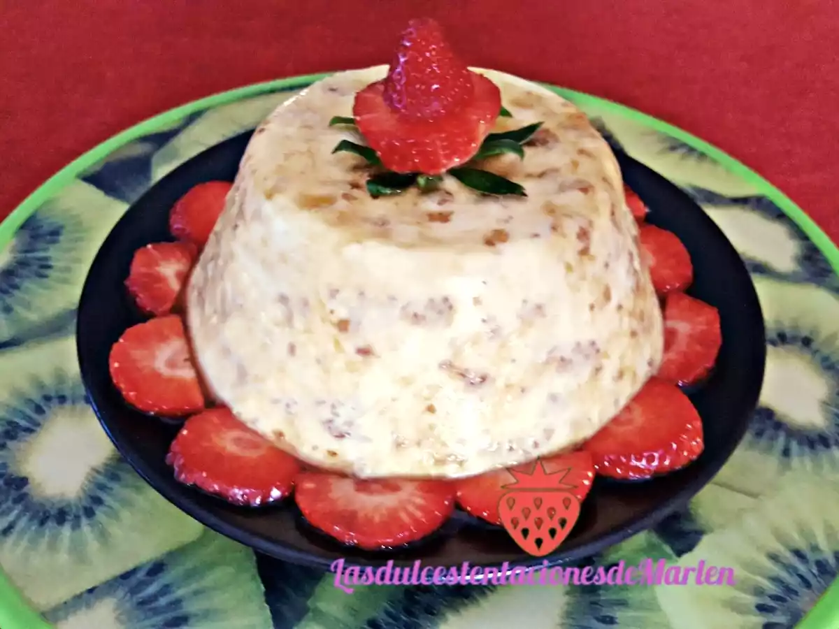 Flan de yogur y cereales light