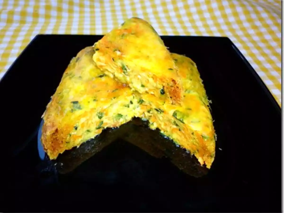 Flan de zanahoria y calabacin en pyrex