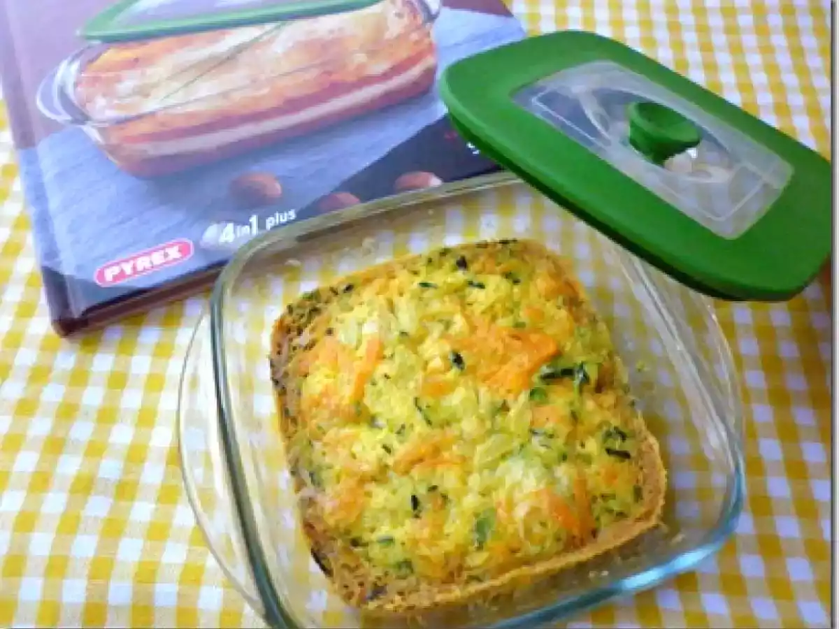 Flan de zanahoria y calabacin en pyrex - foto 2