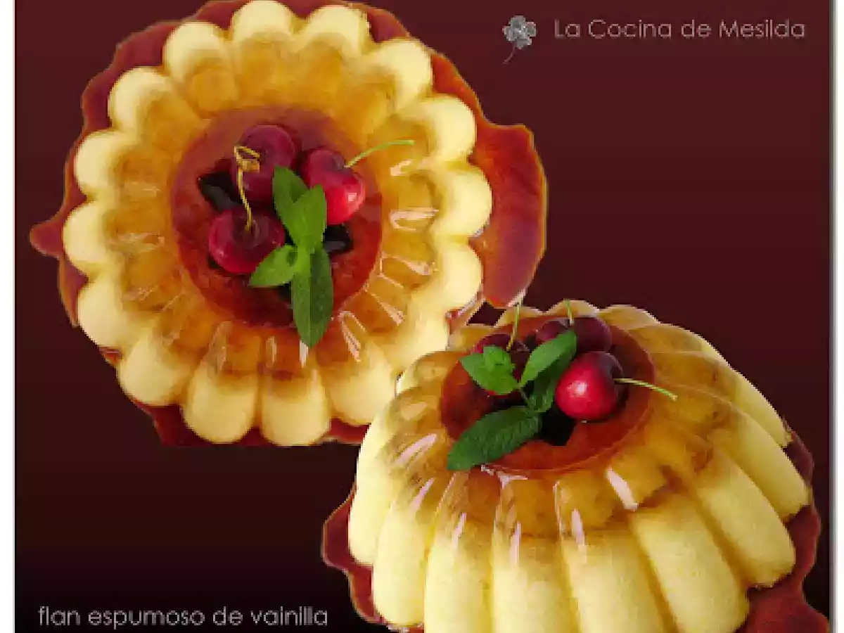 FLAN ESPUMOSO DE VAINILLA