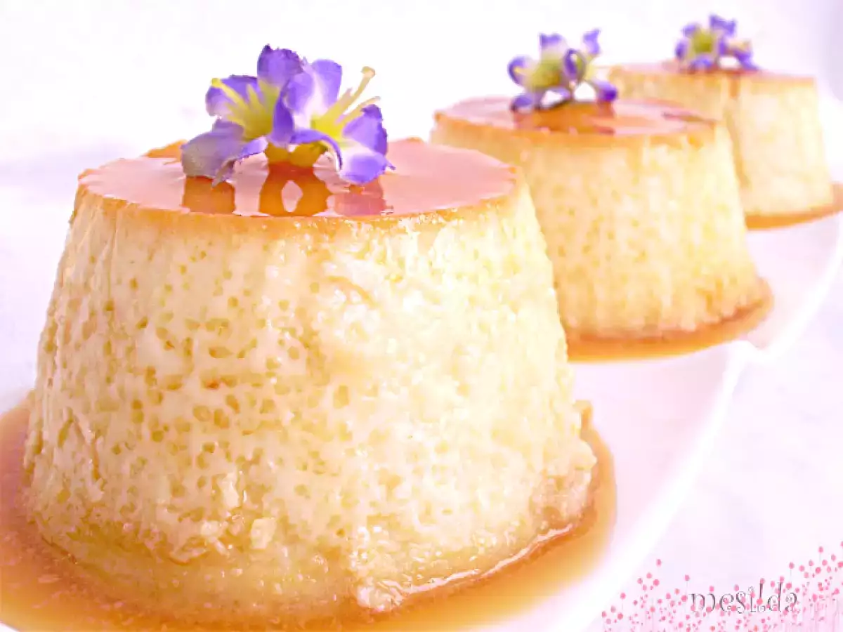 Flan relleno de chocolate - foto 3