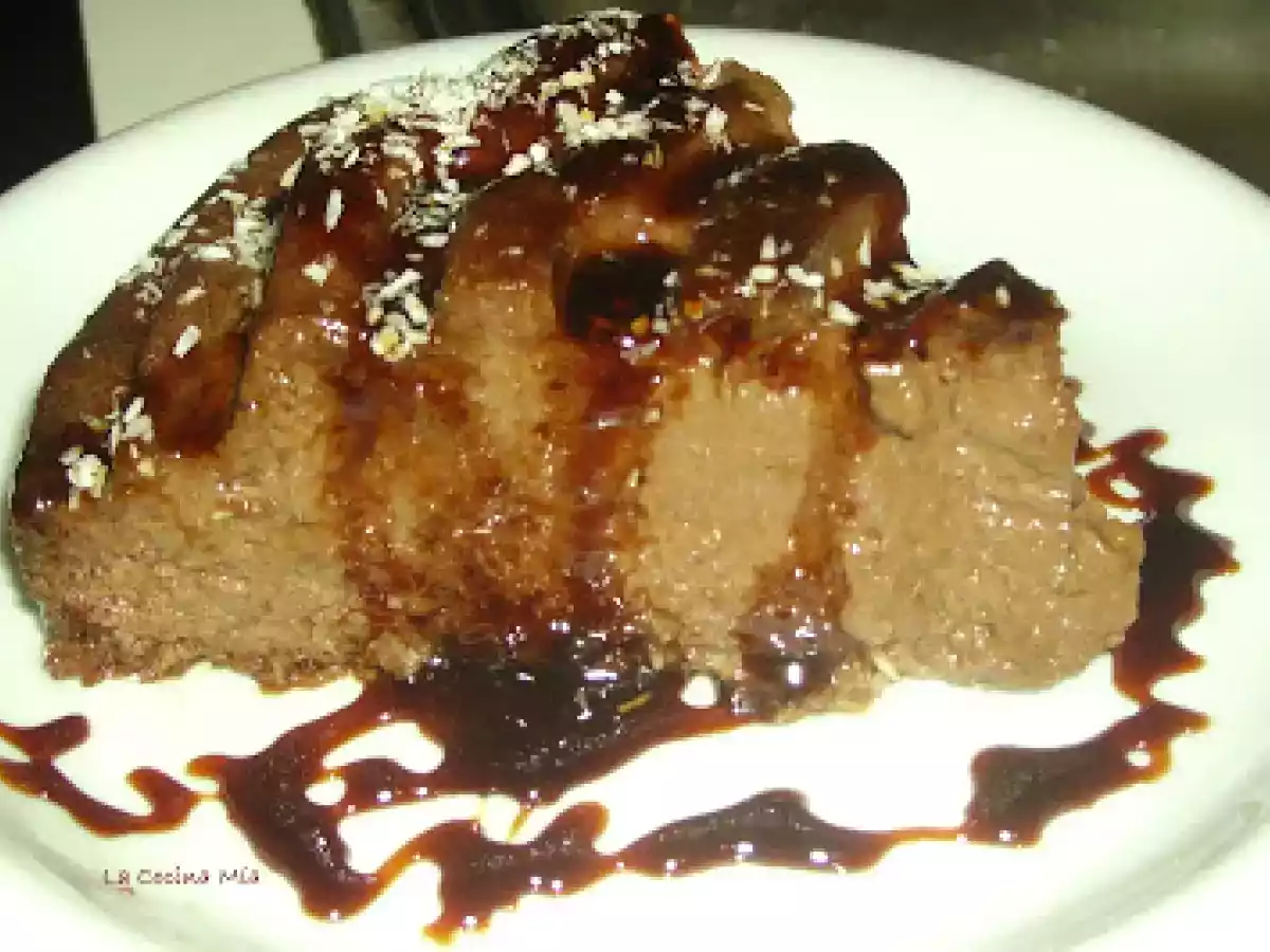 Flan Sin Huevo De Chocolate Crujiente