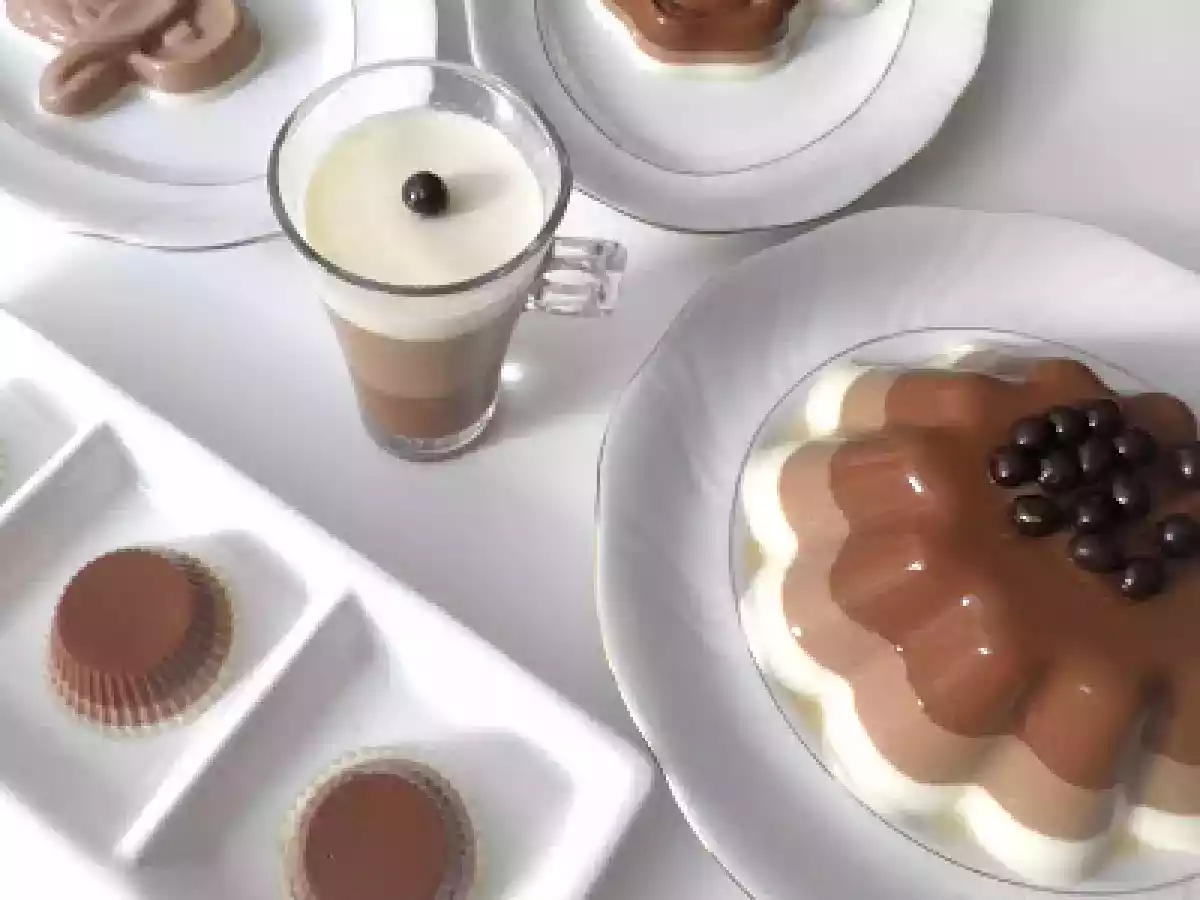 Flan/Cuajada a los Tres Chocolates - foto 4