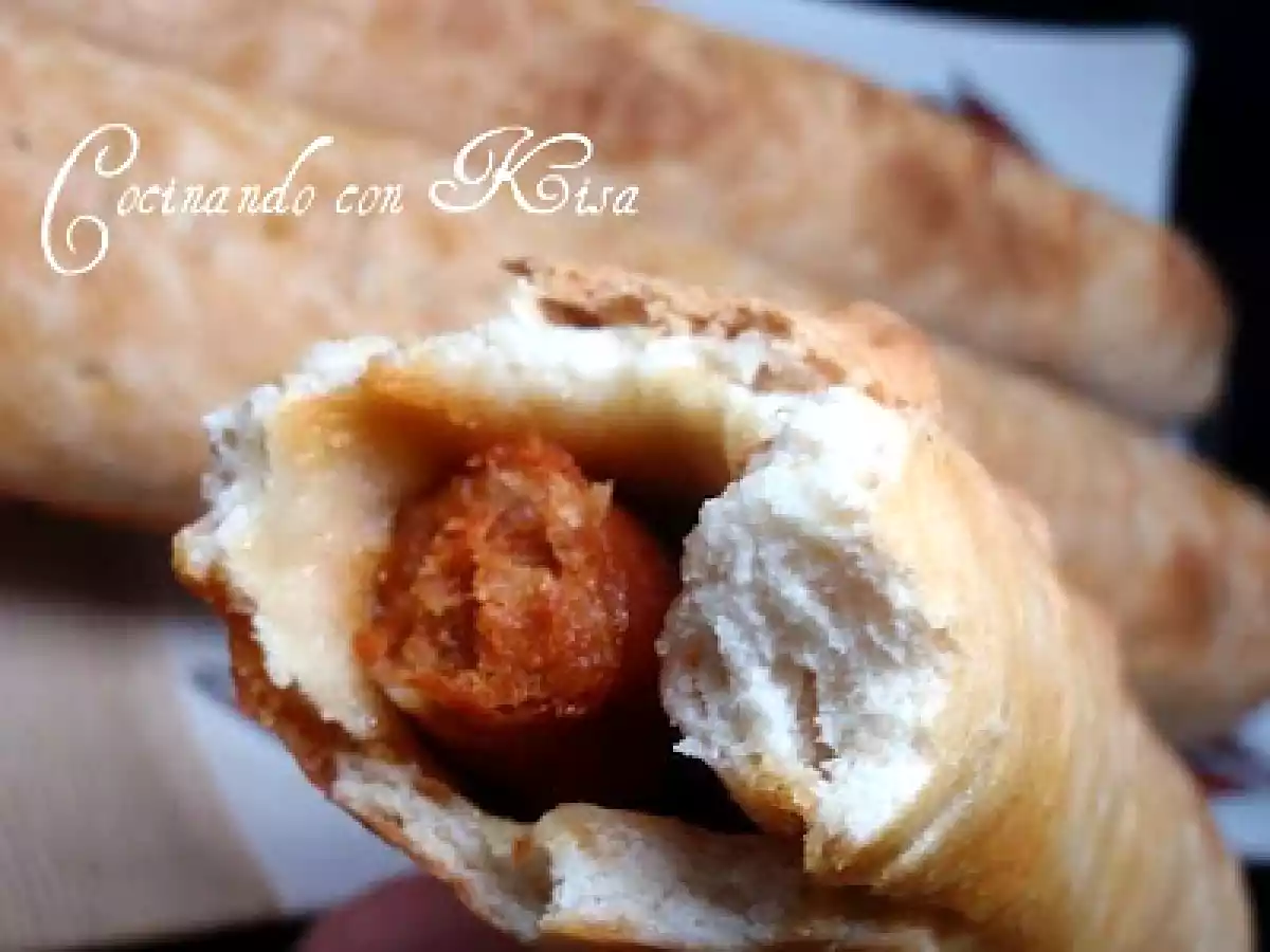 Flautas de chistorra (chef o matic y horno tradicional) - foto 2