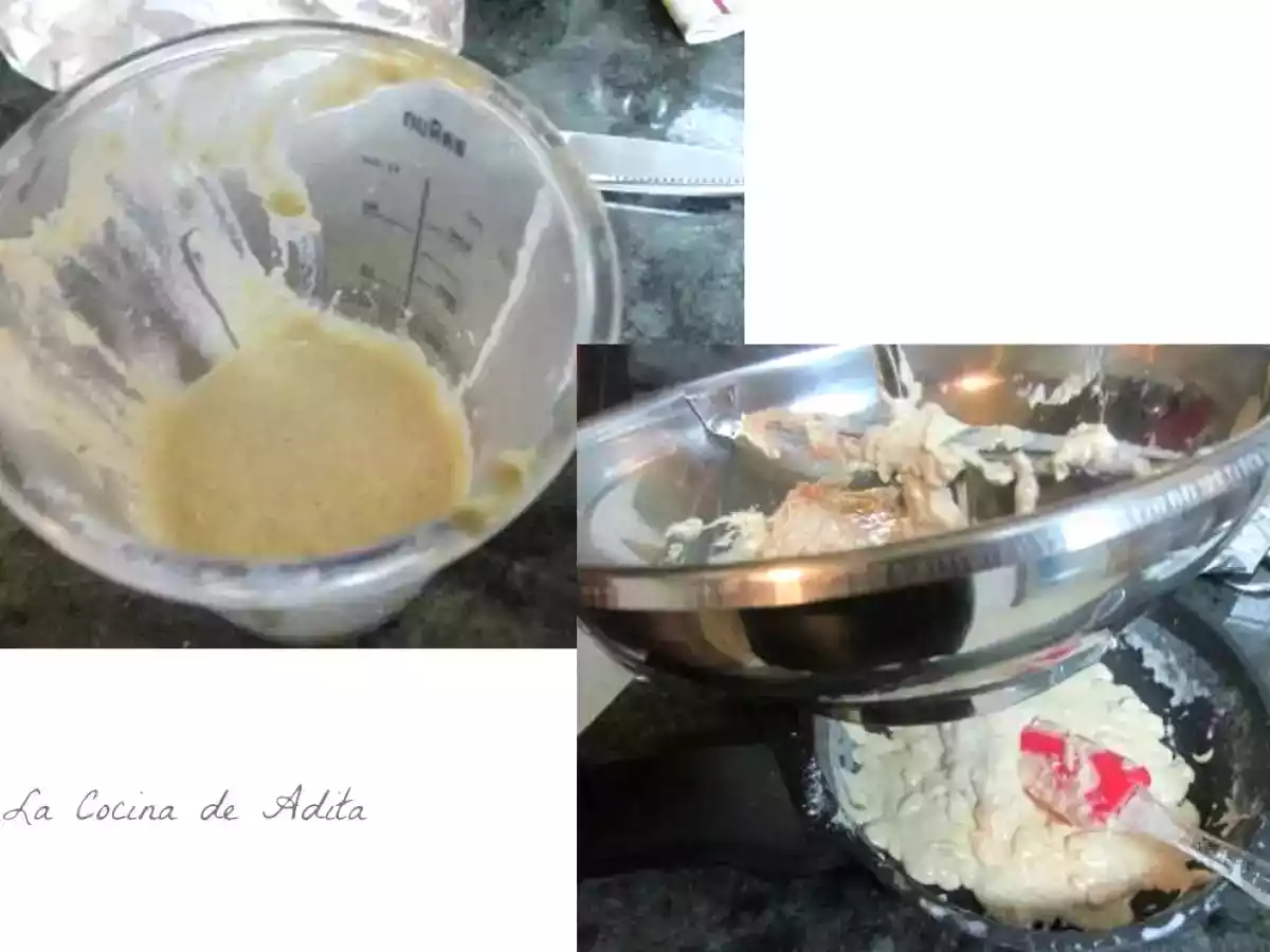 Flores de pasta filo con langostinos - foto 4