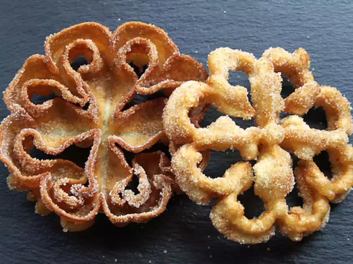 Flores de sartén paso a paso