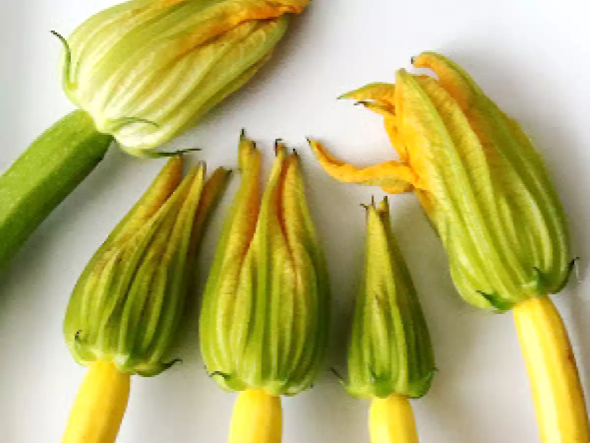 Flores de Zucchini Rellena Estilo Genovese.....y Bendiciones Para Mayte..... - foto 14