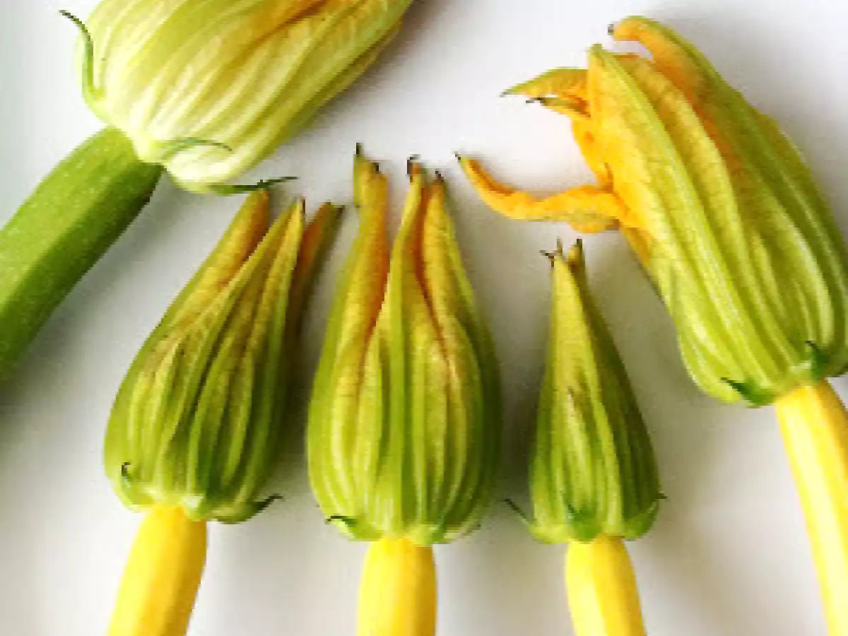 Flores de Zucchini Rellena Estilo Genovese.....y Bendiciones Para Mayte..... - foto 16