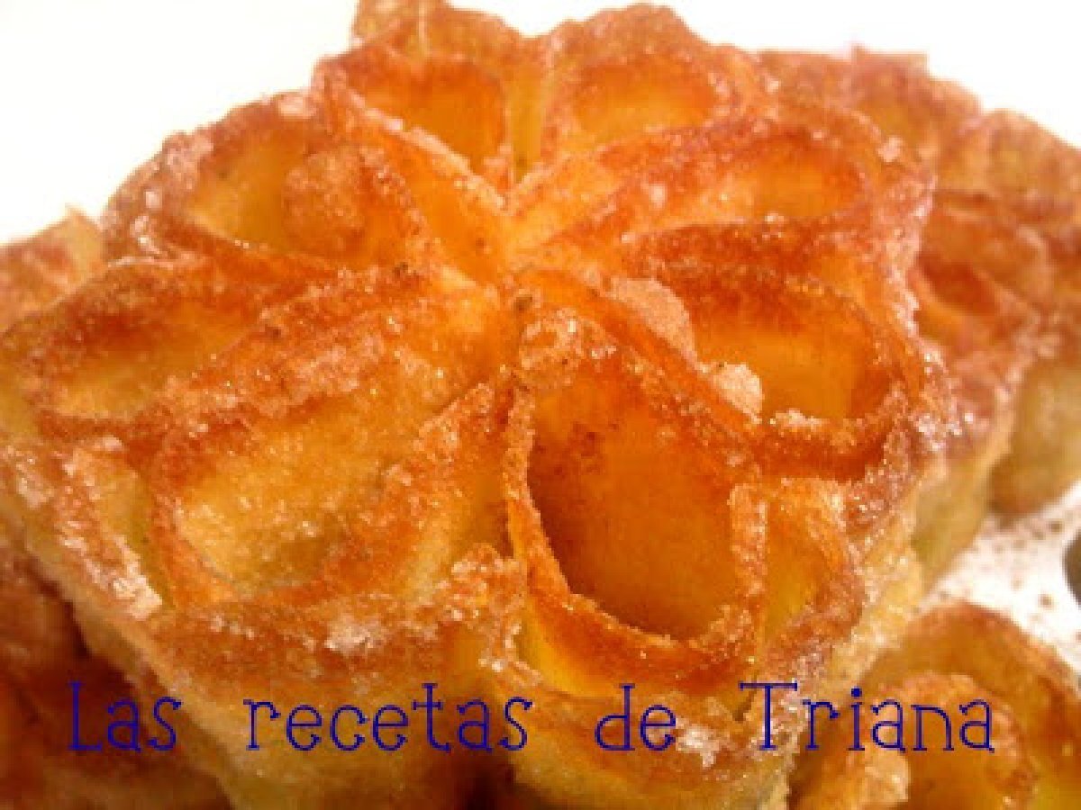 Flores fritas manchegas Receta Petitchef