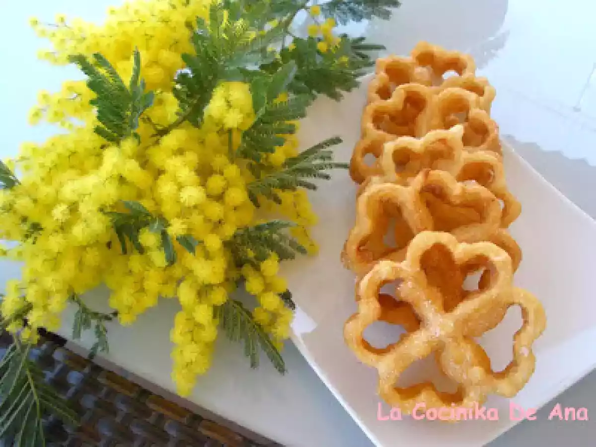 Flores fritas típicas manchegas