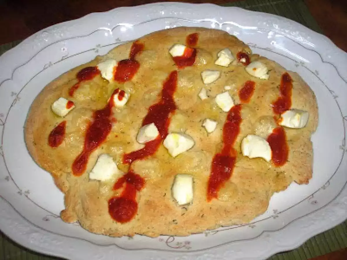 FOCACCIA DE VERDURA Y DE QUESO