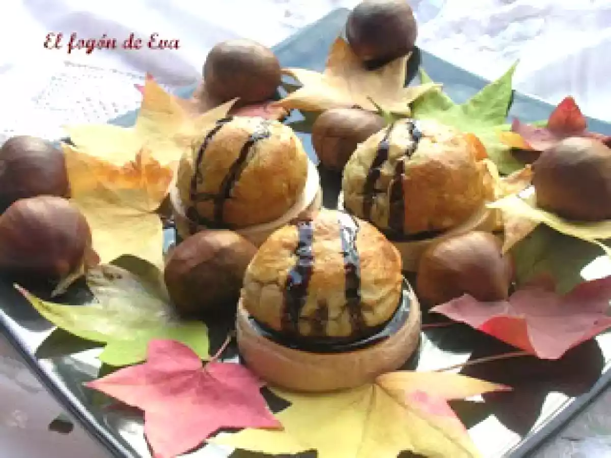 Foie de pato con puré de castañas