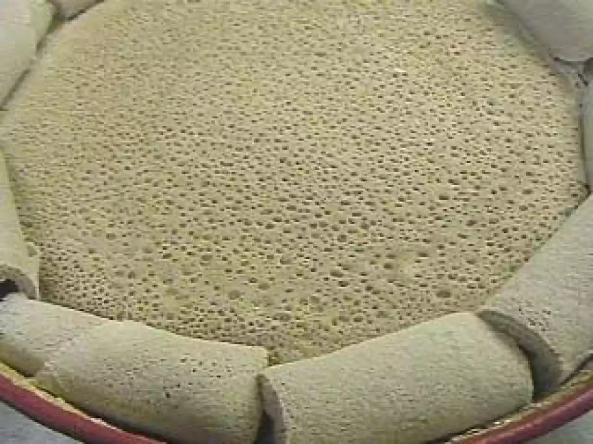 Fondo de despensa para recetas etíopes III: Injera
