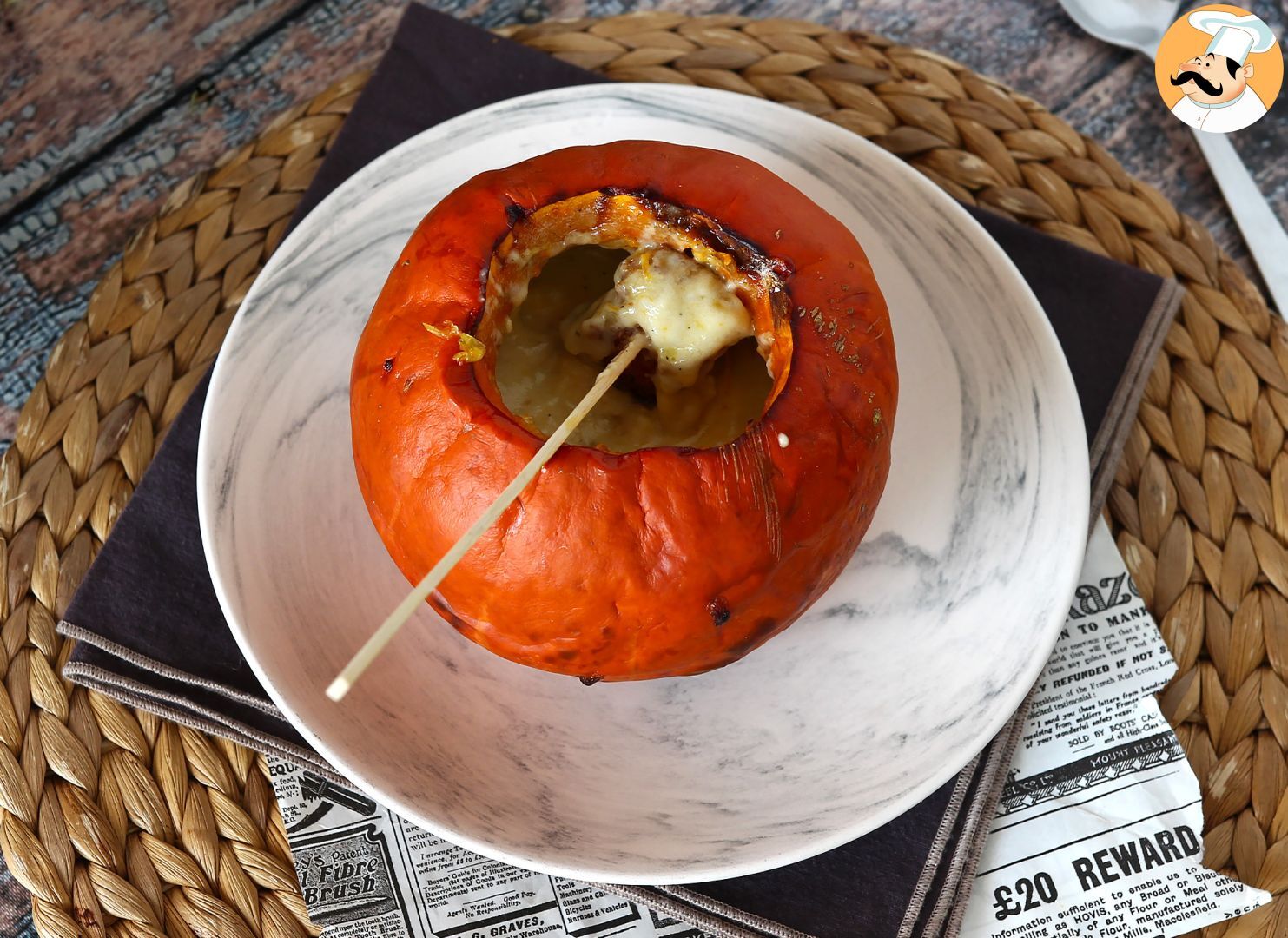 Fondue de calabaza y queso. una receta muy original para el otoño - Receta  Petitchef