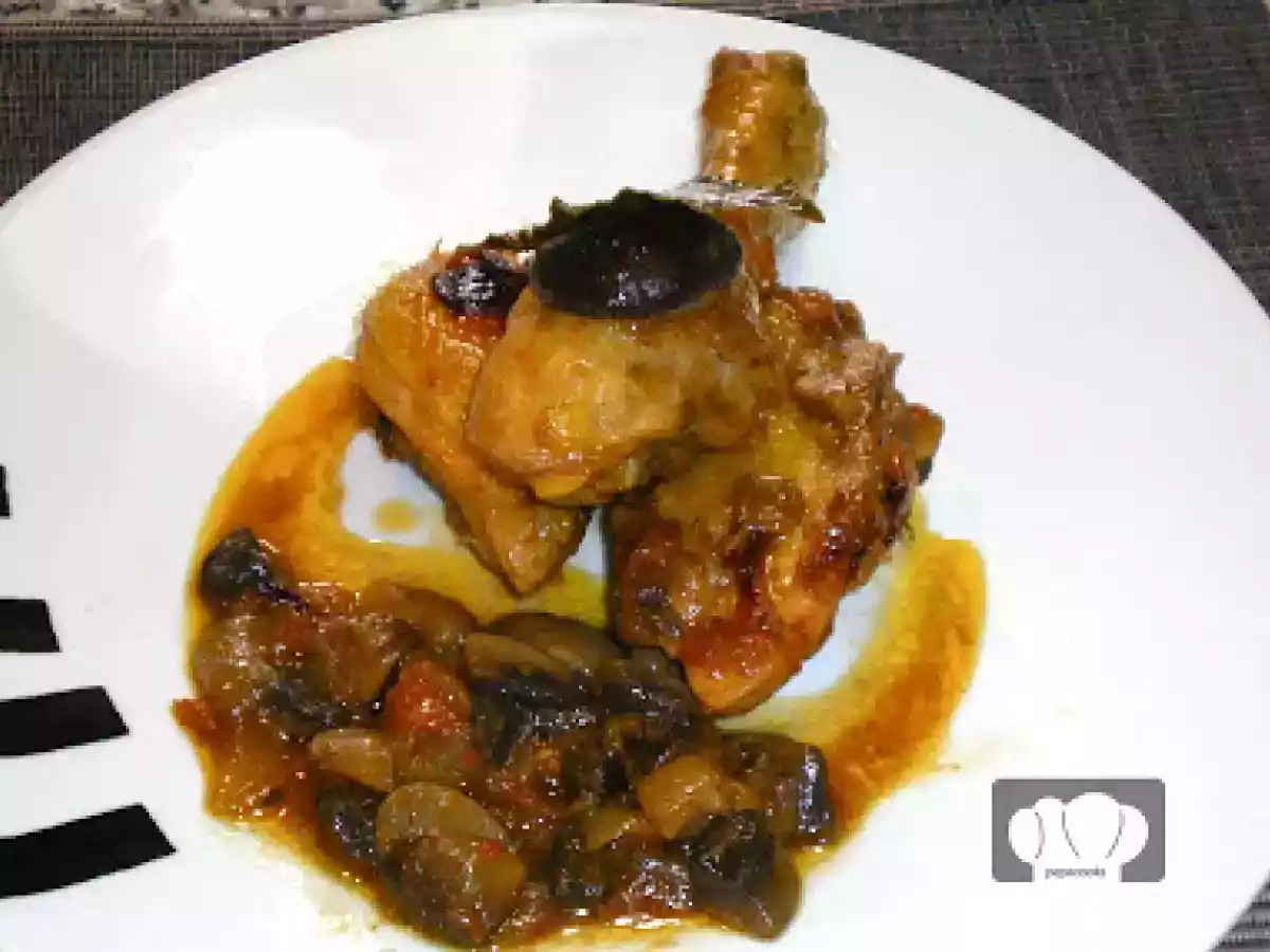 Fricase de pollo de corral