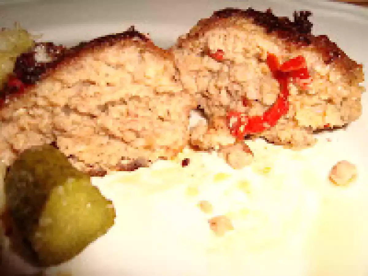 Frikadellen a la mostaza con guarnición de patata y cebolla - foto 3