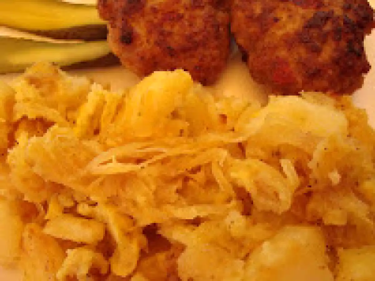 Frikadellen a la mostaza con guarnición de patata y cebolla - foto 5