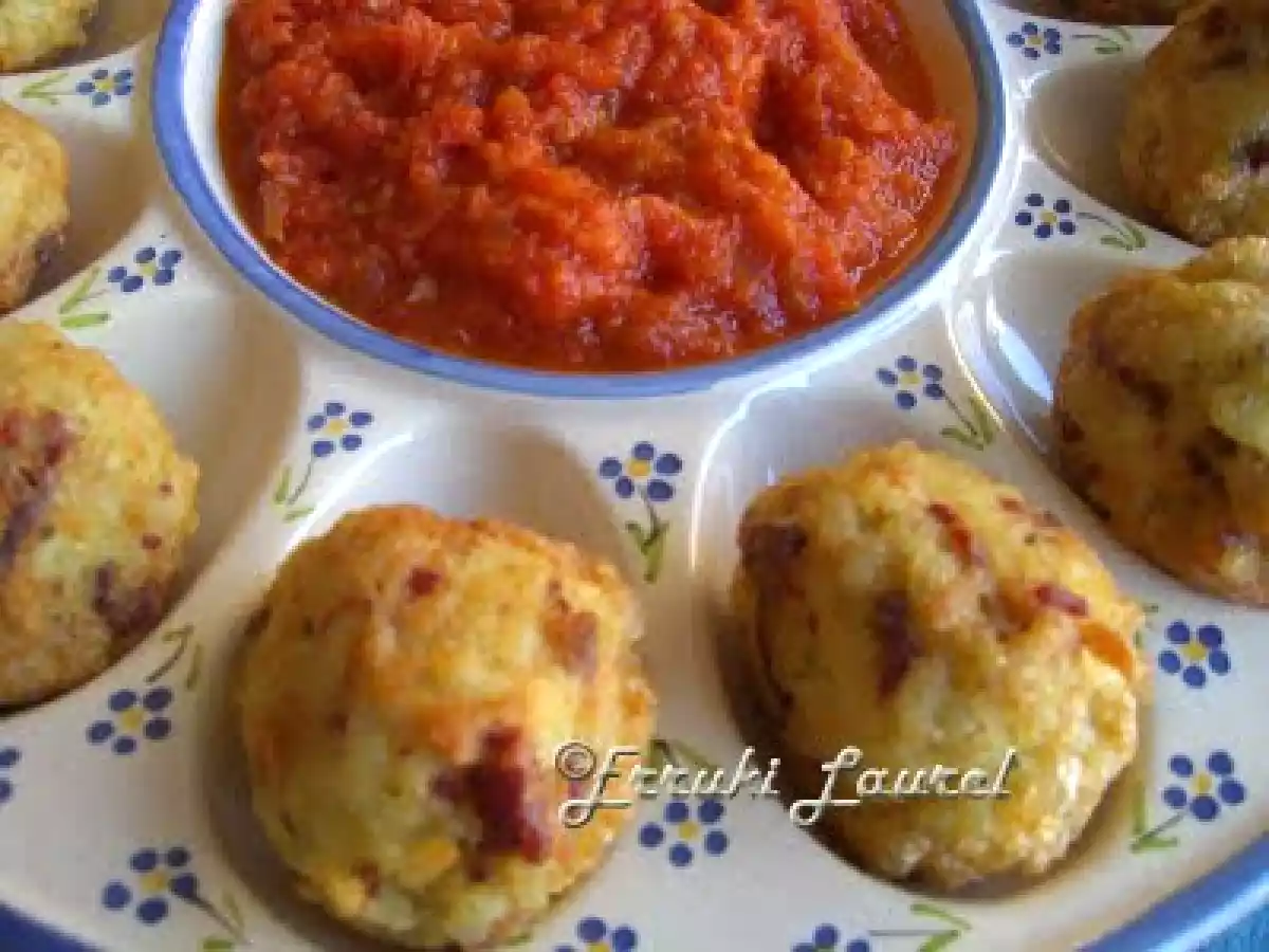 Fritos de arroz con pollo y jamón - foto 2