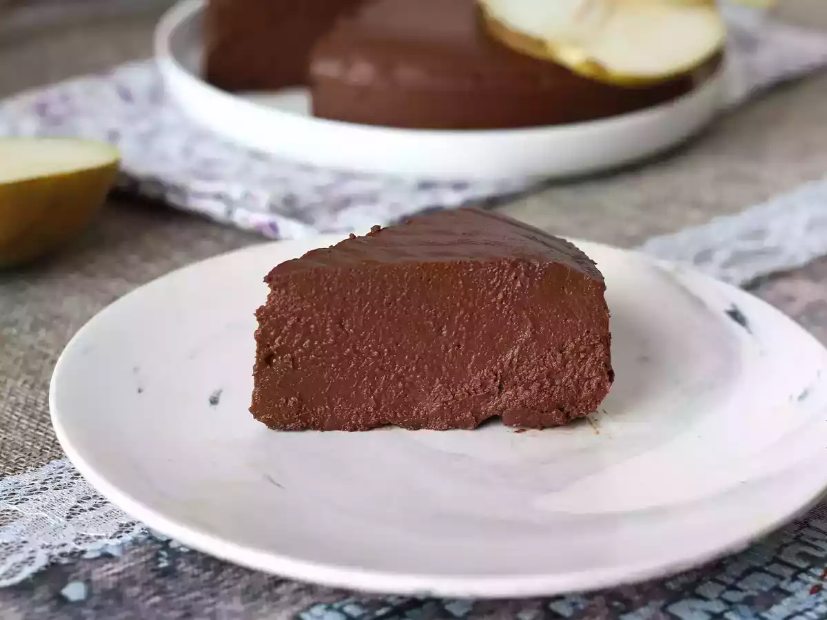 Fudge de chocolate y pera con sólo 2 ingredientes - foto 7