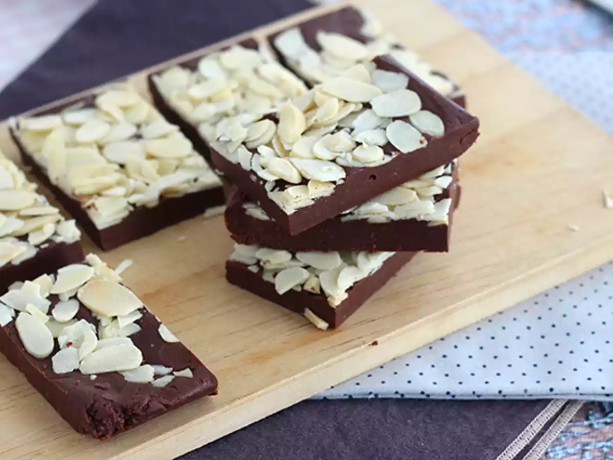 Fudge Vegano de cacahuete