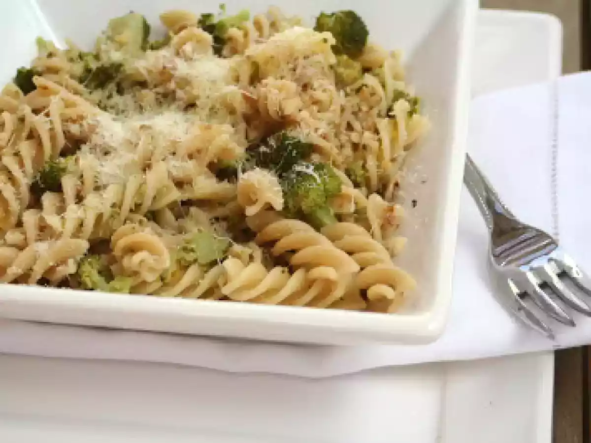 Fusilli con brócoli