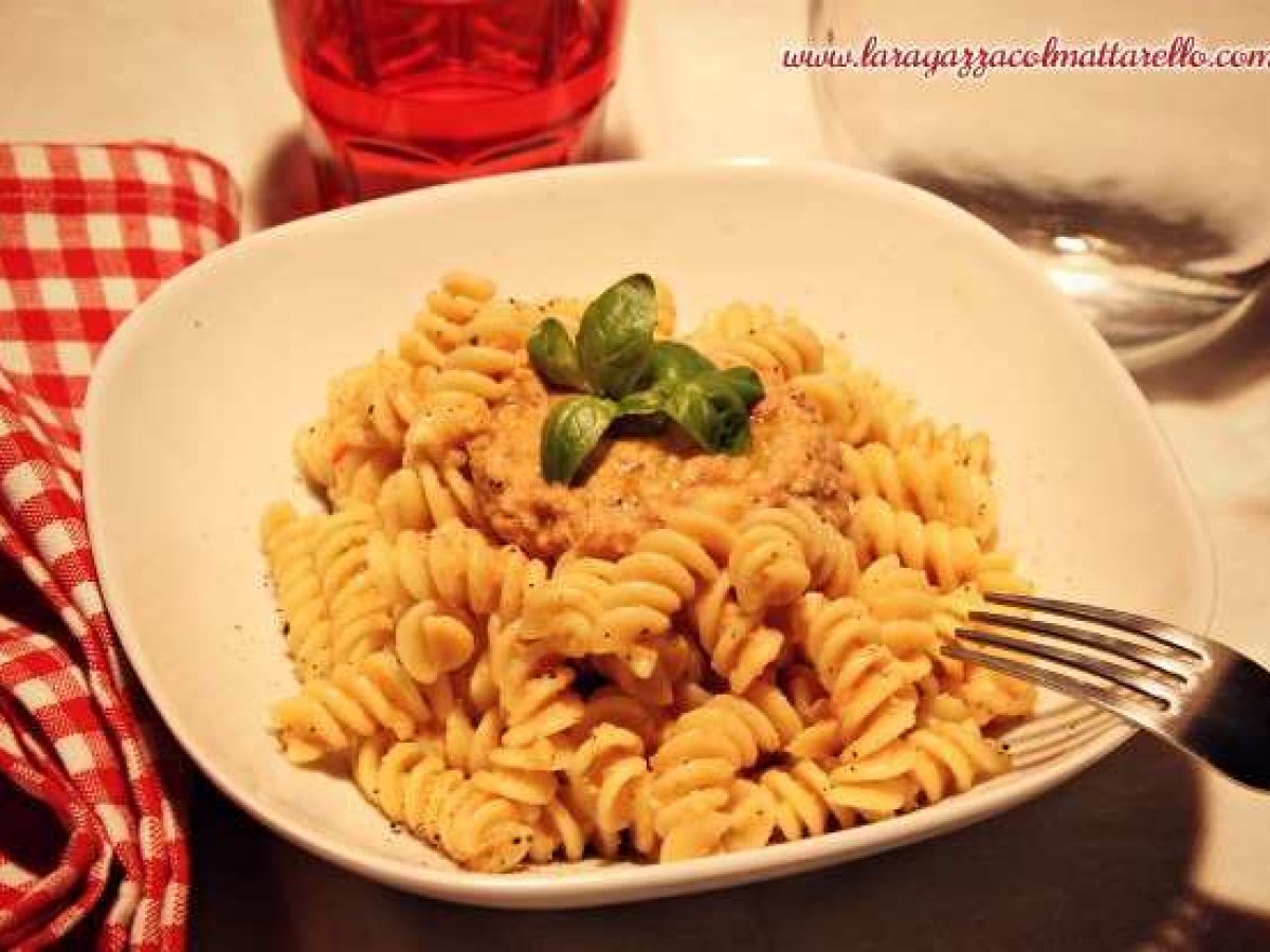 Fusilli con pesto alla trapanese Receta Petitchef