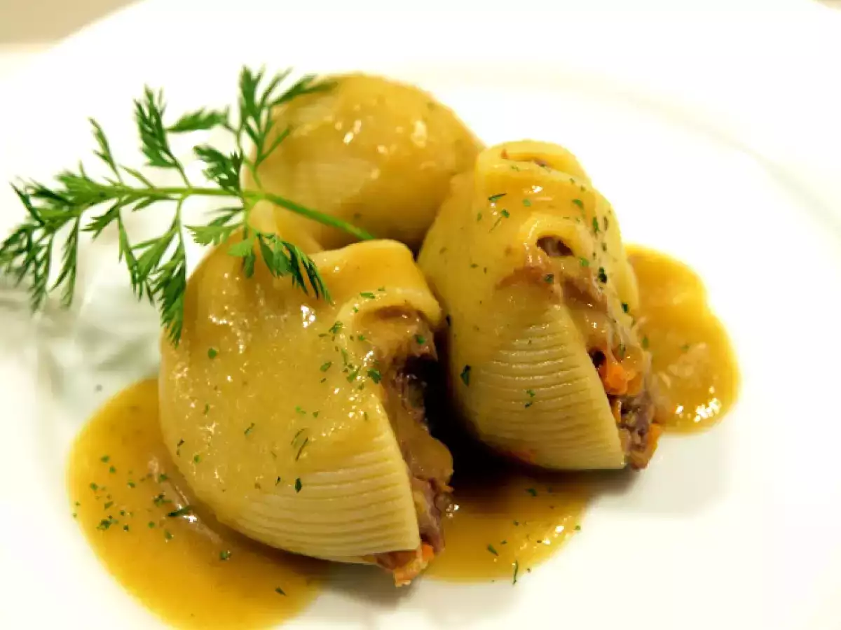 Galets farçit de galtes de porc ( Galets rellenos de carrilleras de cerdo) - foto 5