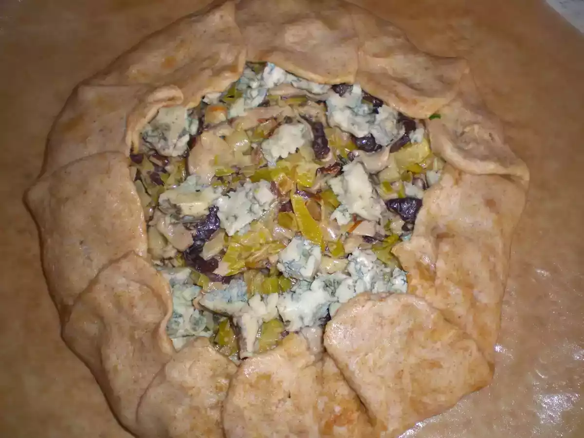 Galette de setas shiitake, puerro y gorgonzola - foto 5