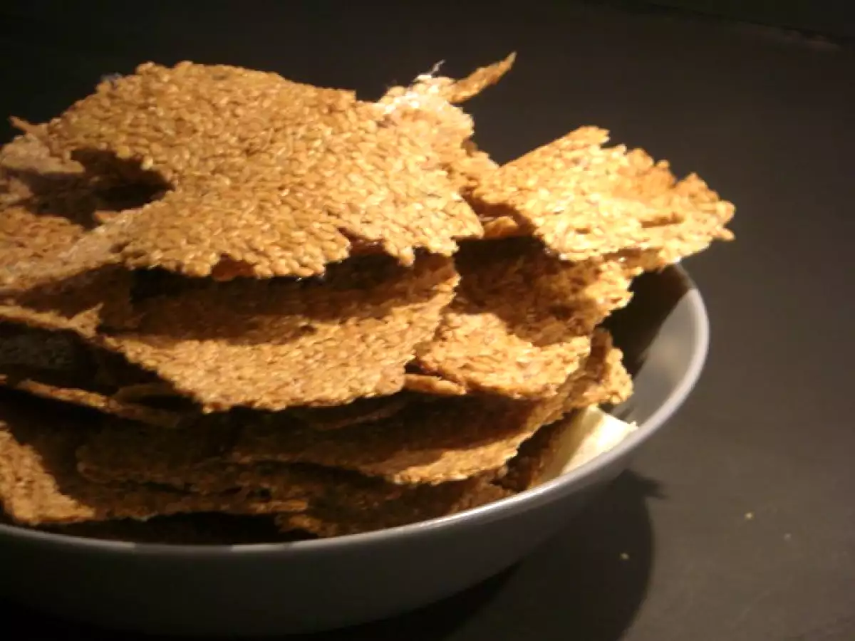 Galleta y Pan de Lino crudivegano sin gluten sin leche - foto 2