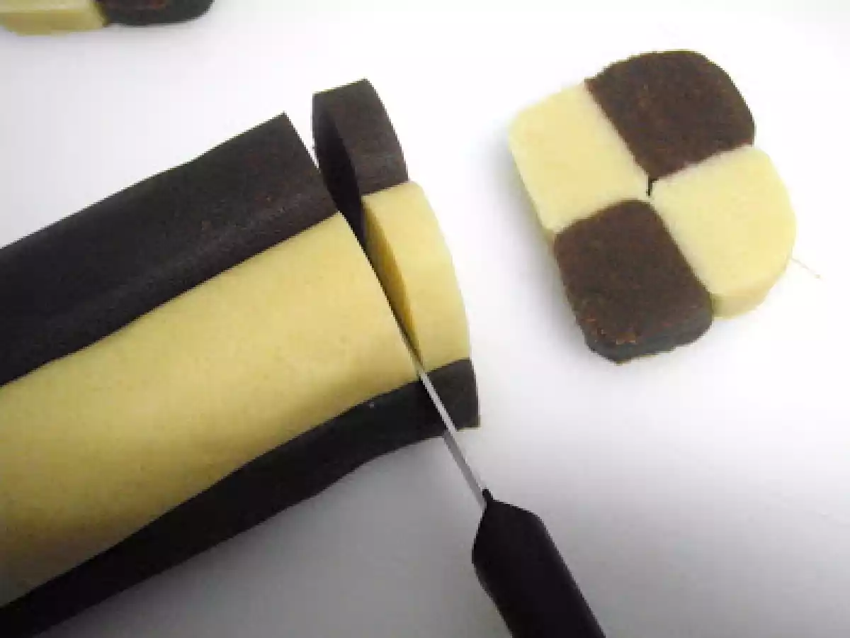 Galletas Ajedrez de vainilla y chocolate - foto 4