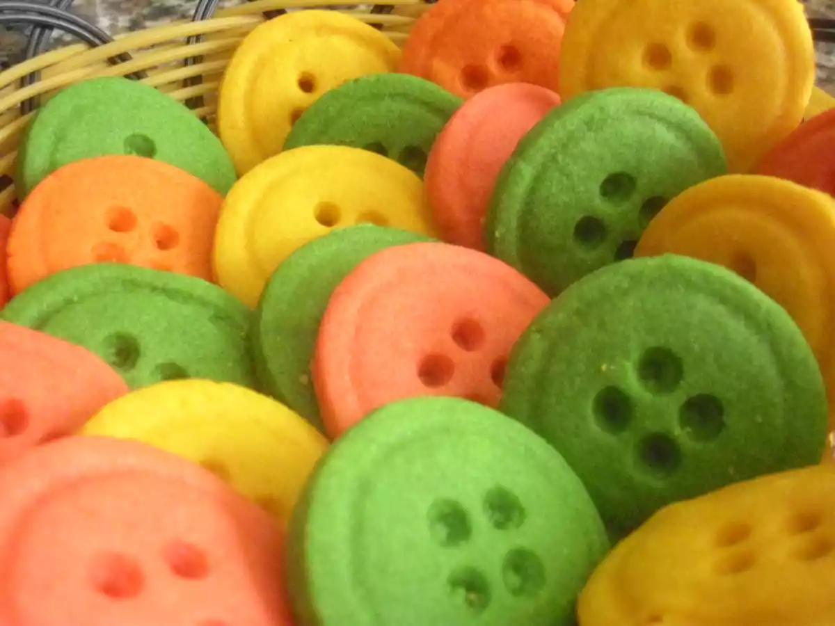 Galletas Botones de colores - foto 3