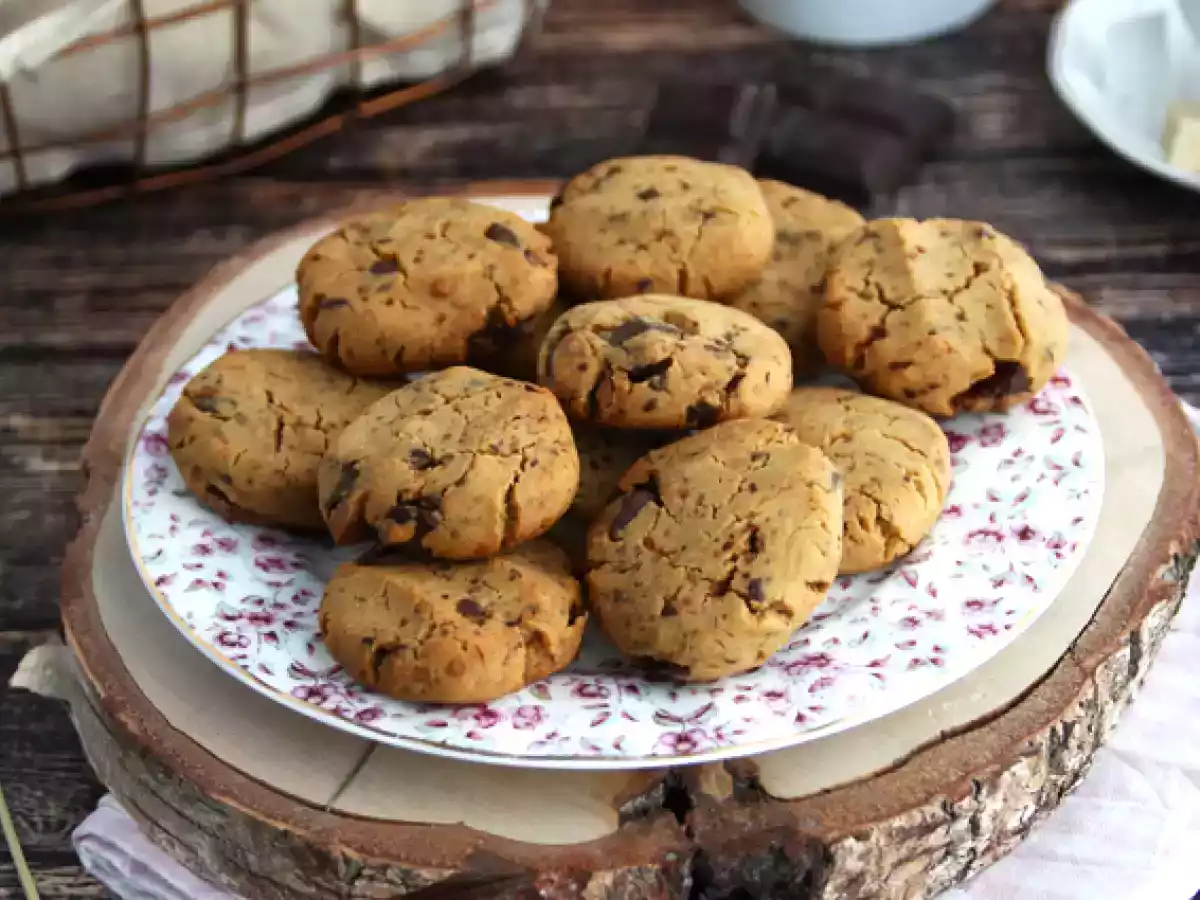 Galletas con chocolate (veganas y sin gluten)