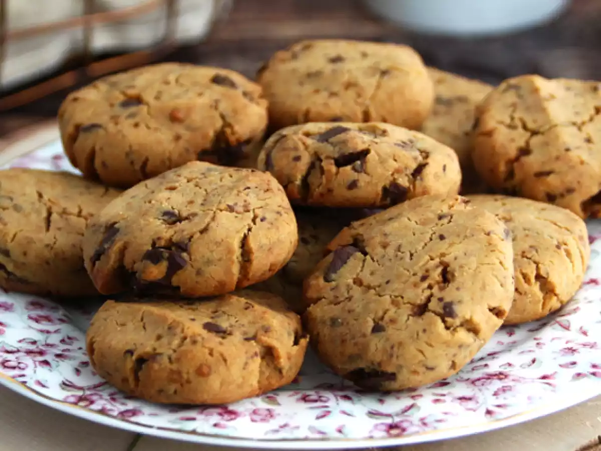 Galletas con chocolate (veganas y sin gluten) - foto 2