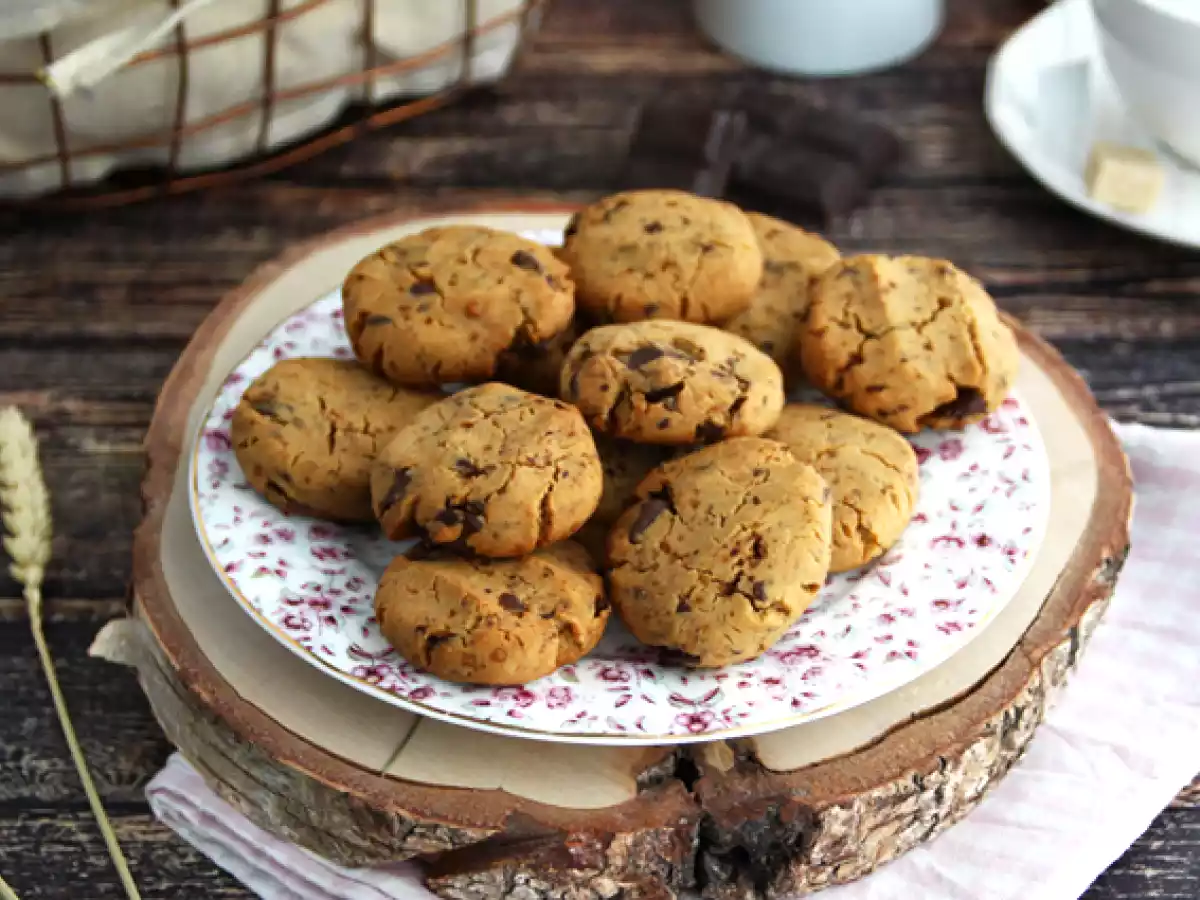 Galletas con chocolate (veganas y sin gluten) - foto 3