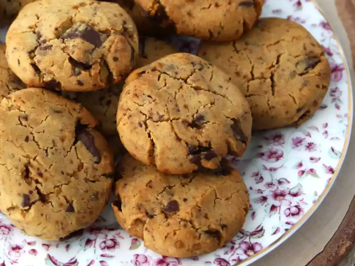 Galletas con chocolate (veganas y sin gluten) - foto 4