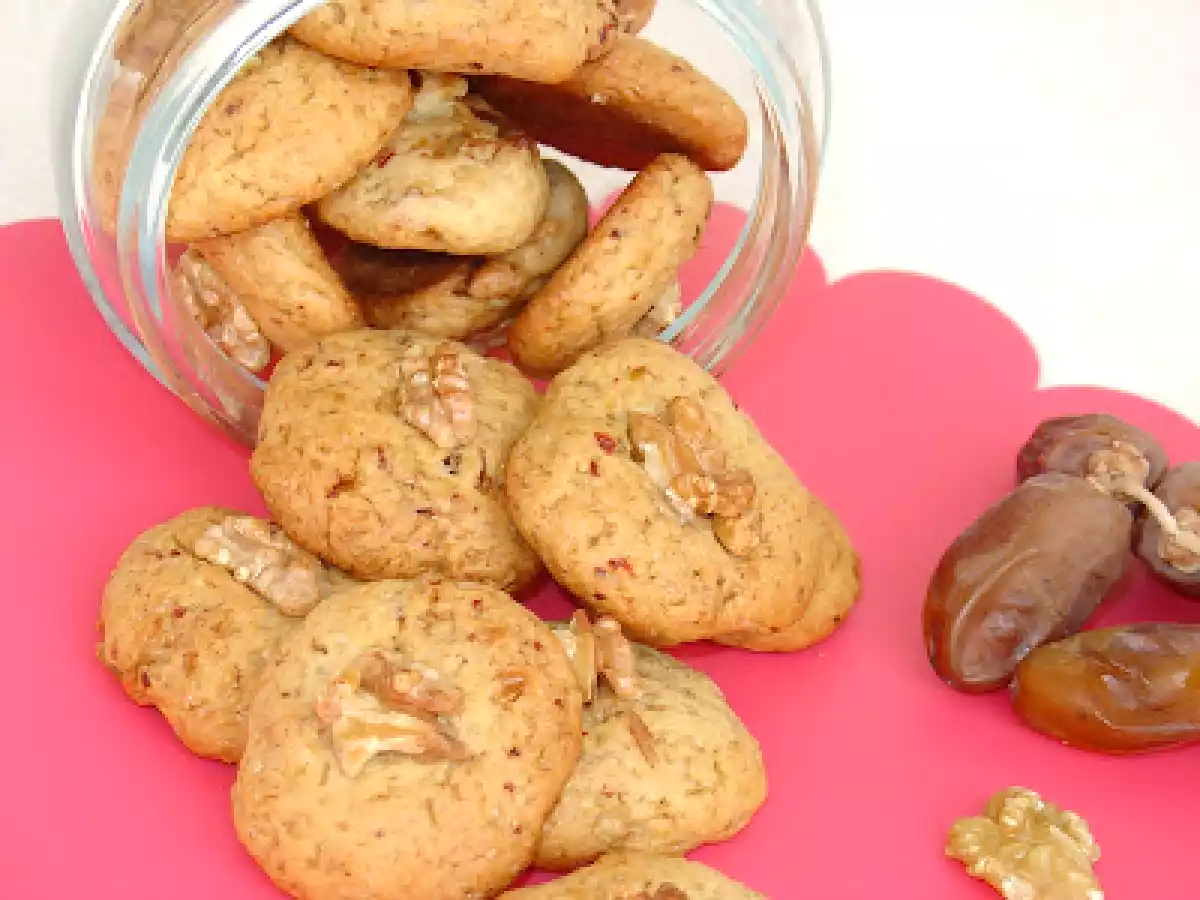 Galletas con dátiles y nueces