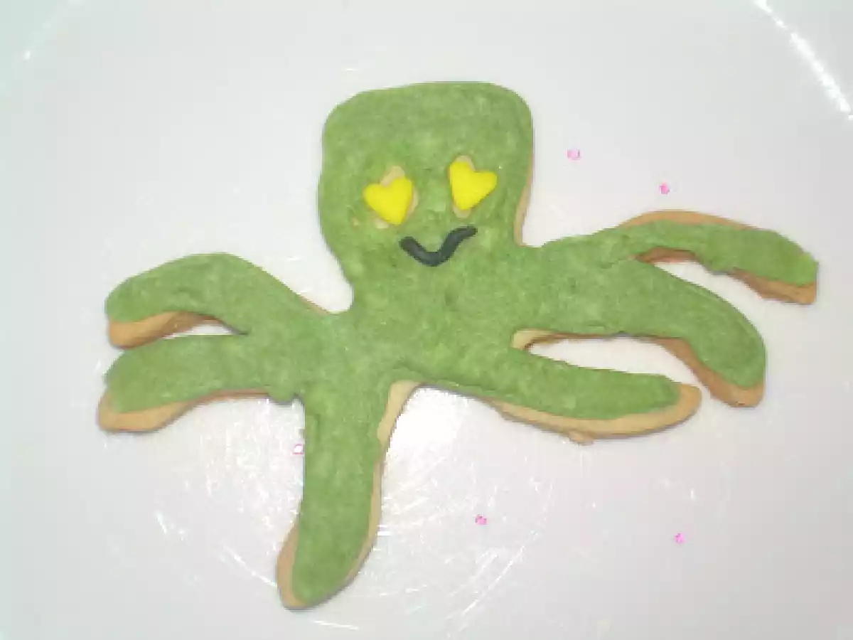 Galletas con forma de pulpo.