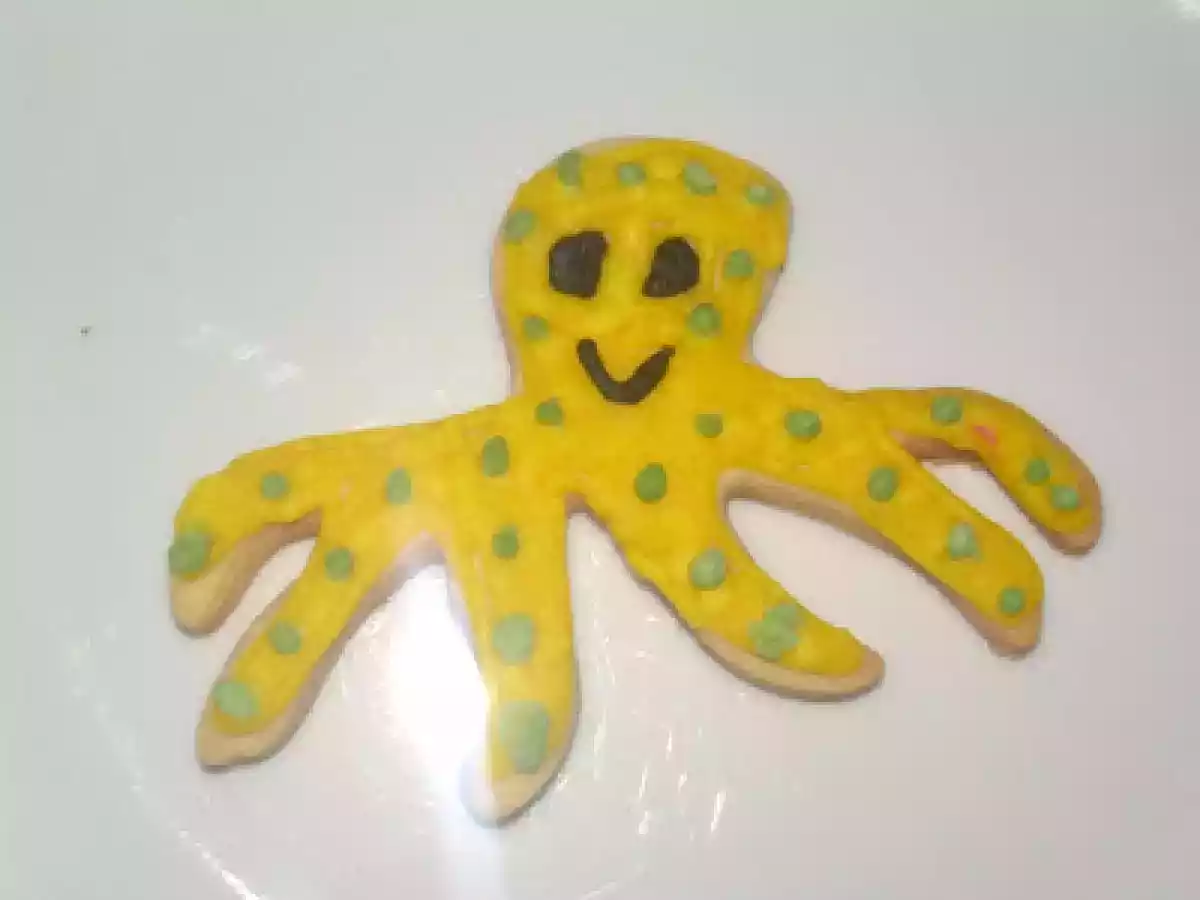 Galletas con forma de pulpo. - foto 3